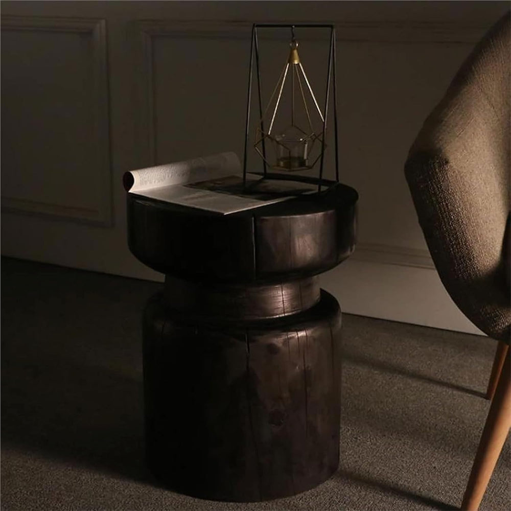 Coffee Table Tall Stump Side Garden Stool Tree Stump End Table Accent Plant S...