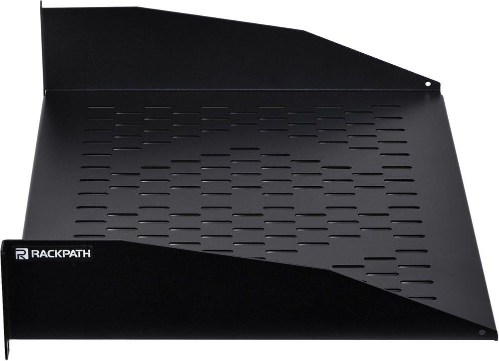 RackPath 2U Cantilever Universal Rack Shelf - 14in Deep – Rackmount Shelf for...