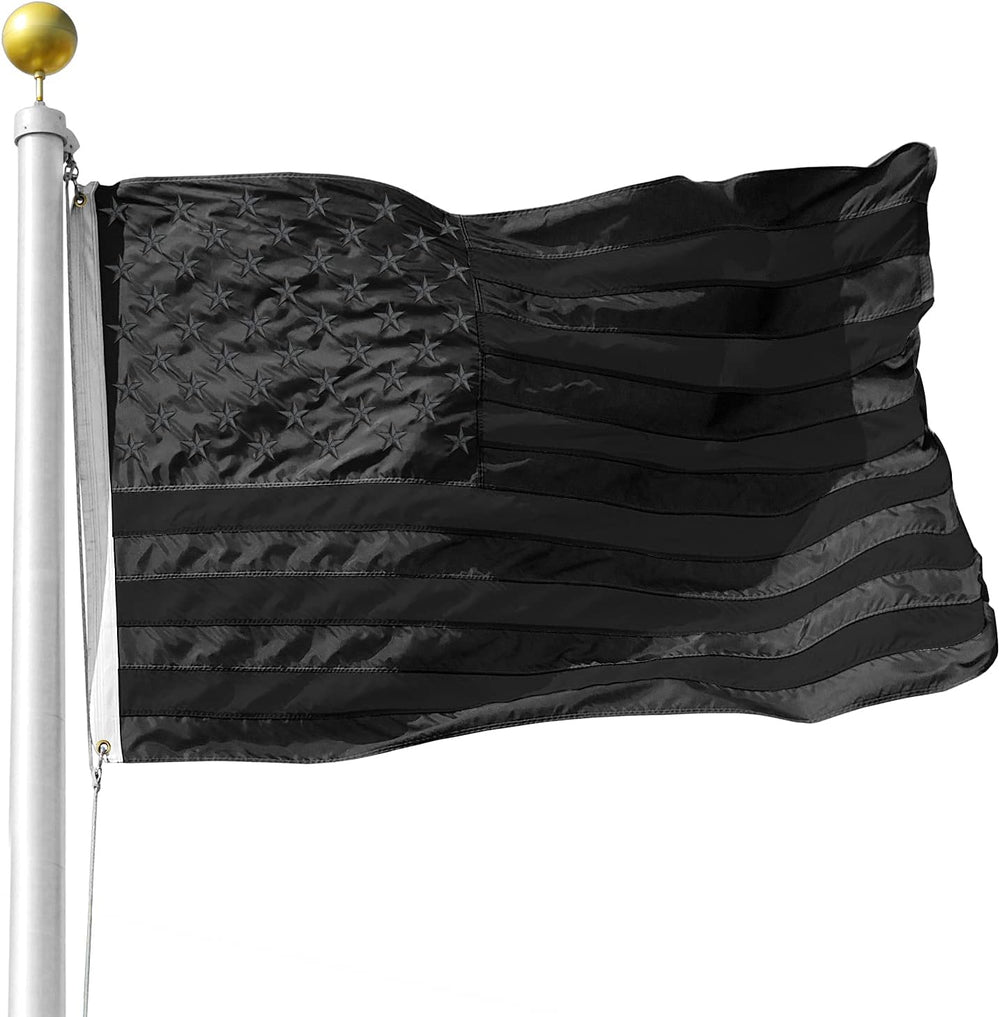 American Flag 5x8 FT Black, Heavy Duty Fade Resistant US Flag