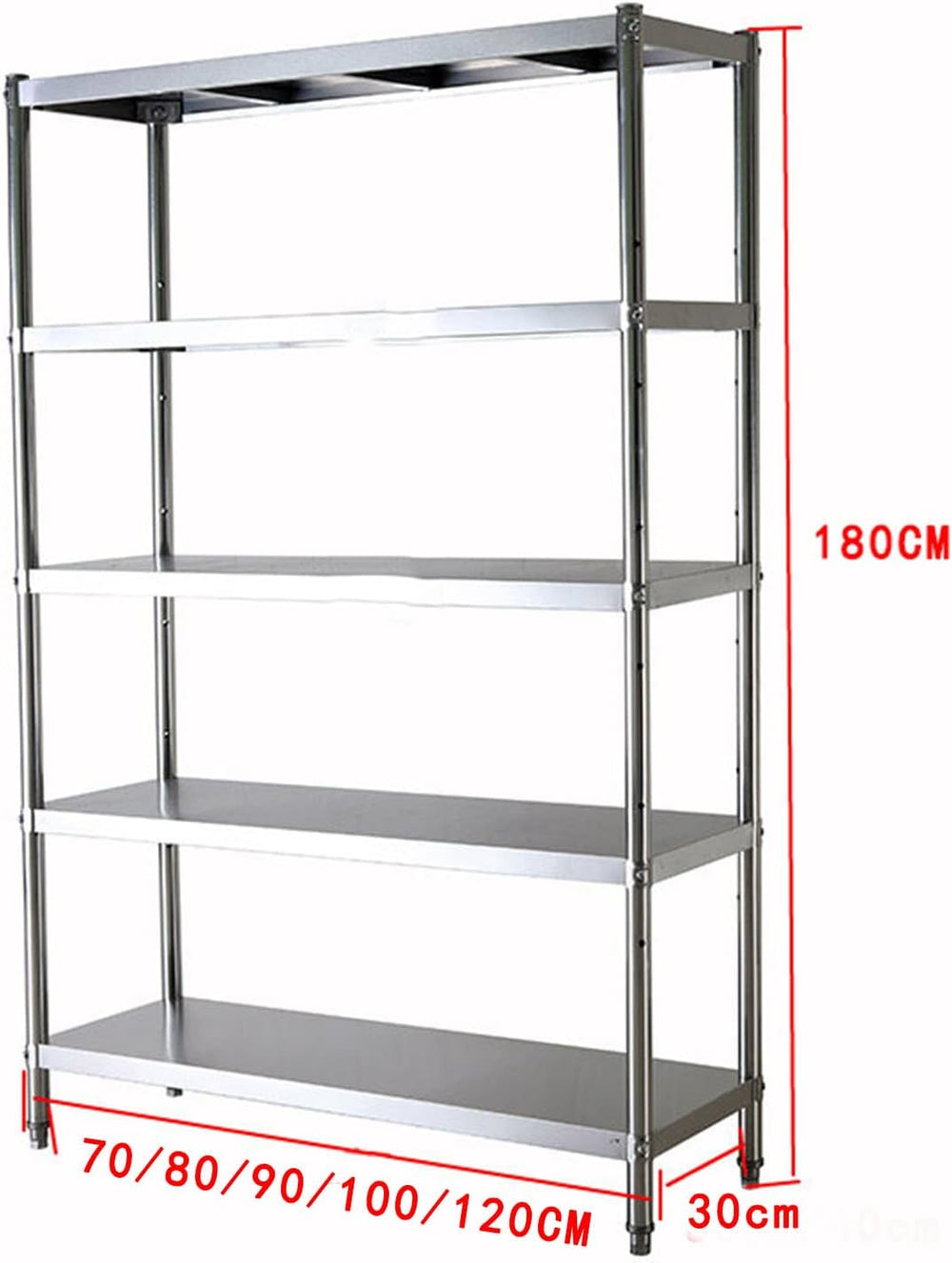 Kitchen Island Baker's Rack with 5 Tier Microwave Stand and Storage Shelf...