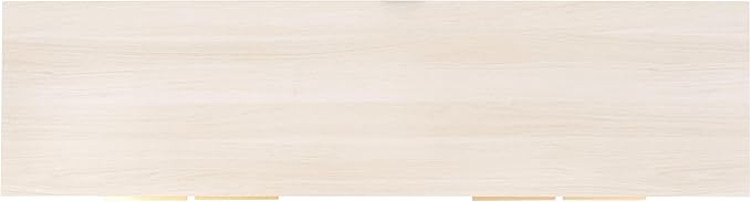 SAFAVIEH Lylia TV Stand for up to 65" Flatscreen – White & Gold, 4 D...