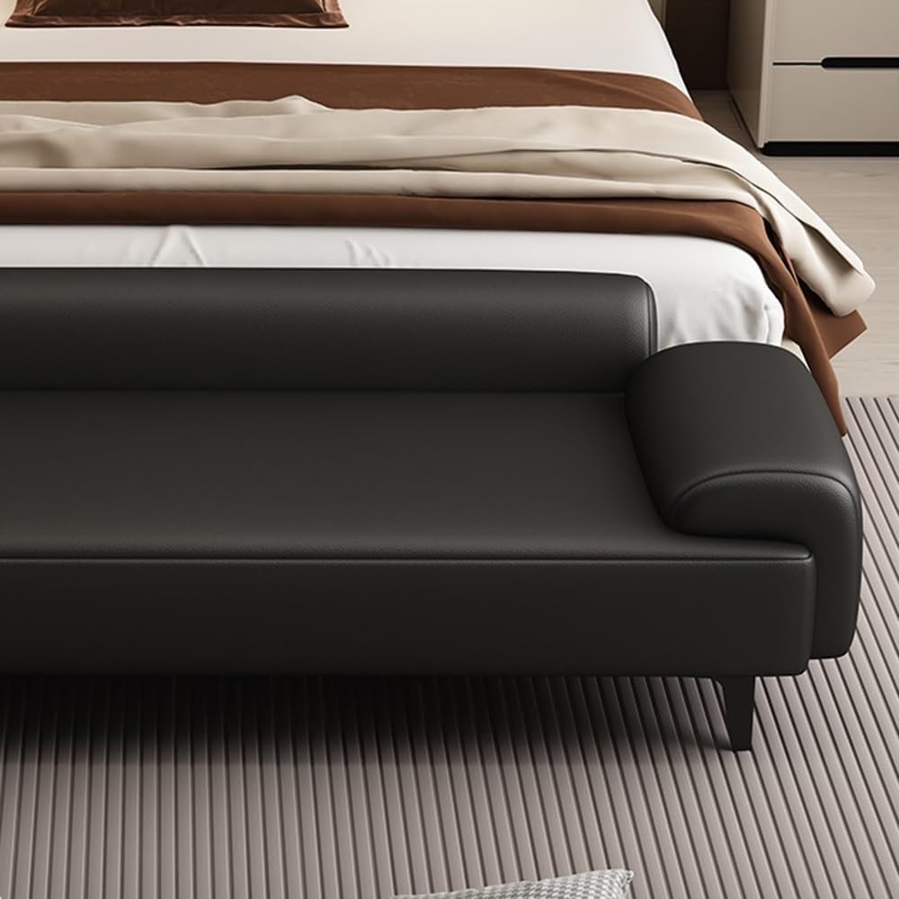 Modern Bed End Stool for Bedroom Bedside Hotel Sofa High-end Long Shoe Changi...