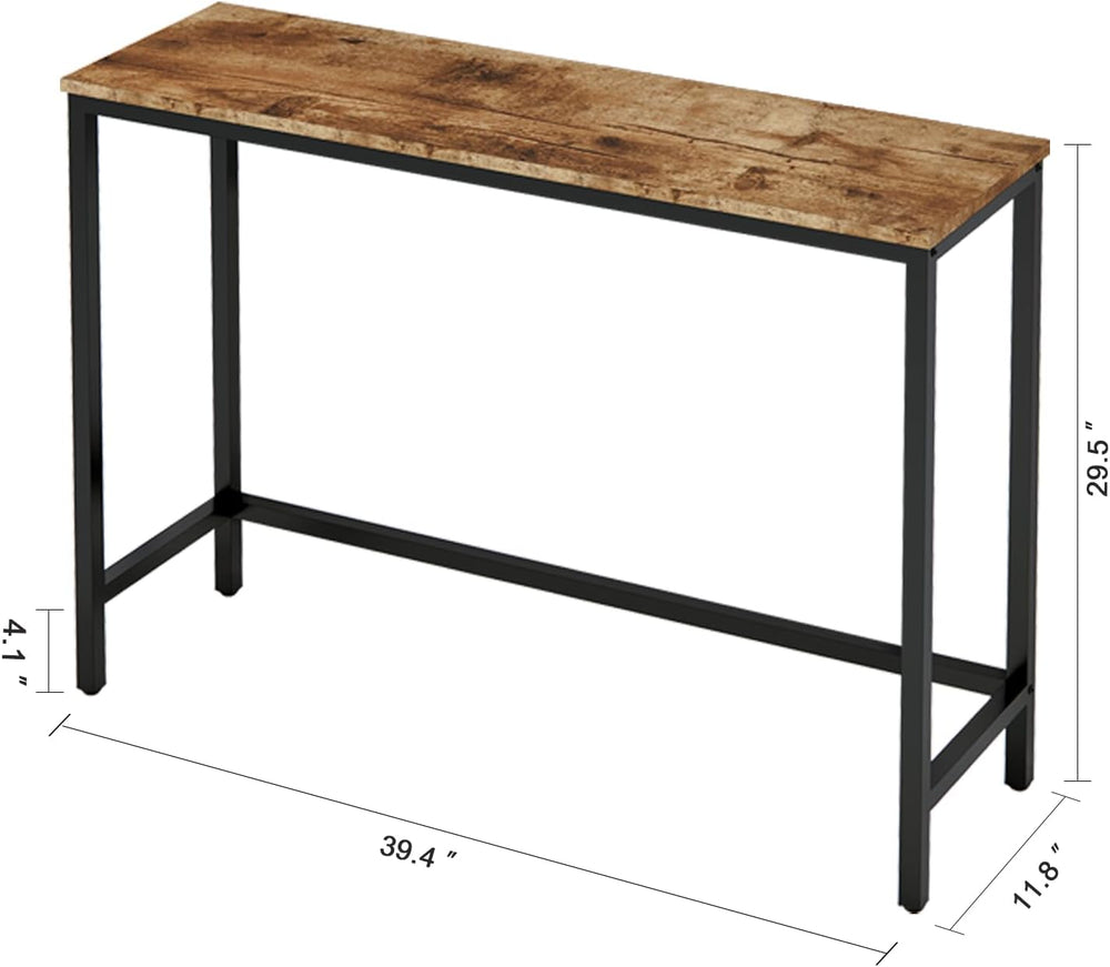 Timberer 39.4” Console Table Hallway Entrance Table Sofa Table Behind Couch |...