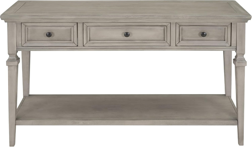 Knocbel 50" Retro Style Console Table Solid Wood Frame Sofa Table with B...