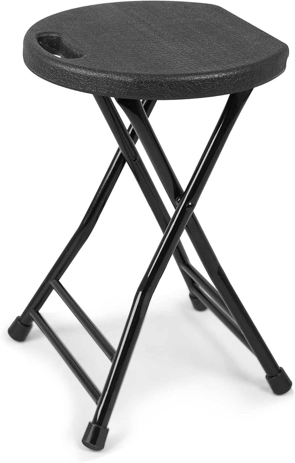 COOZMENT Folding Stool with Handle, Folding Chair,Folding Bar Stool with Non-...