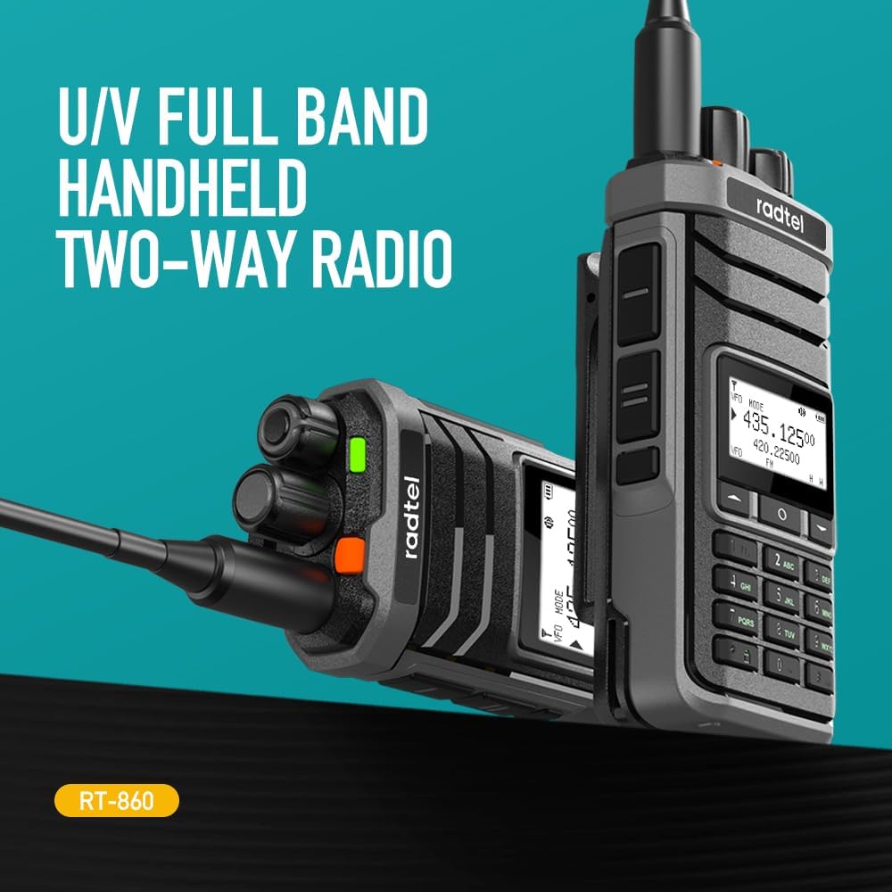 Radtel RT-860 Multi Band Ham Radio HF UHF VHF Dual Band with AM USB LSB CW CB...