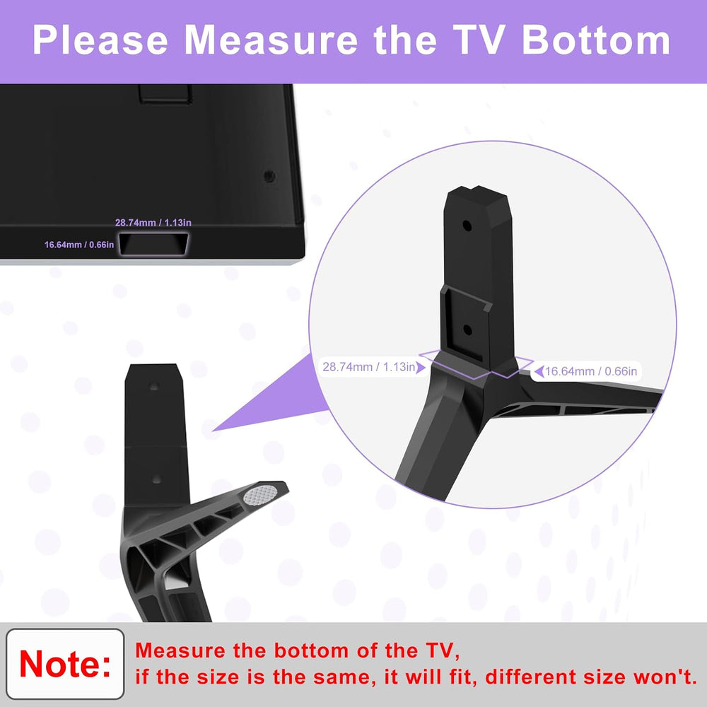 TV Stand Legs Only for Vizio TV Stand V505-H9 V505-G9, Not for Other TV Model...