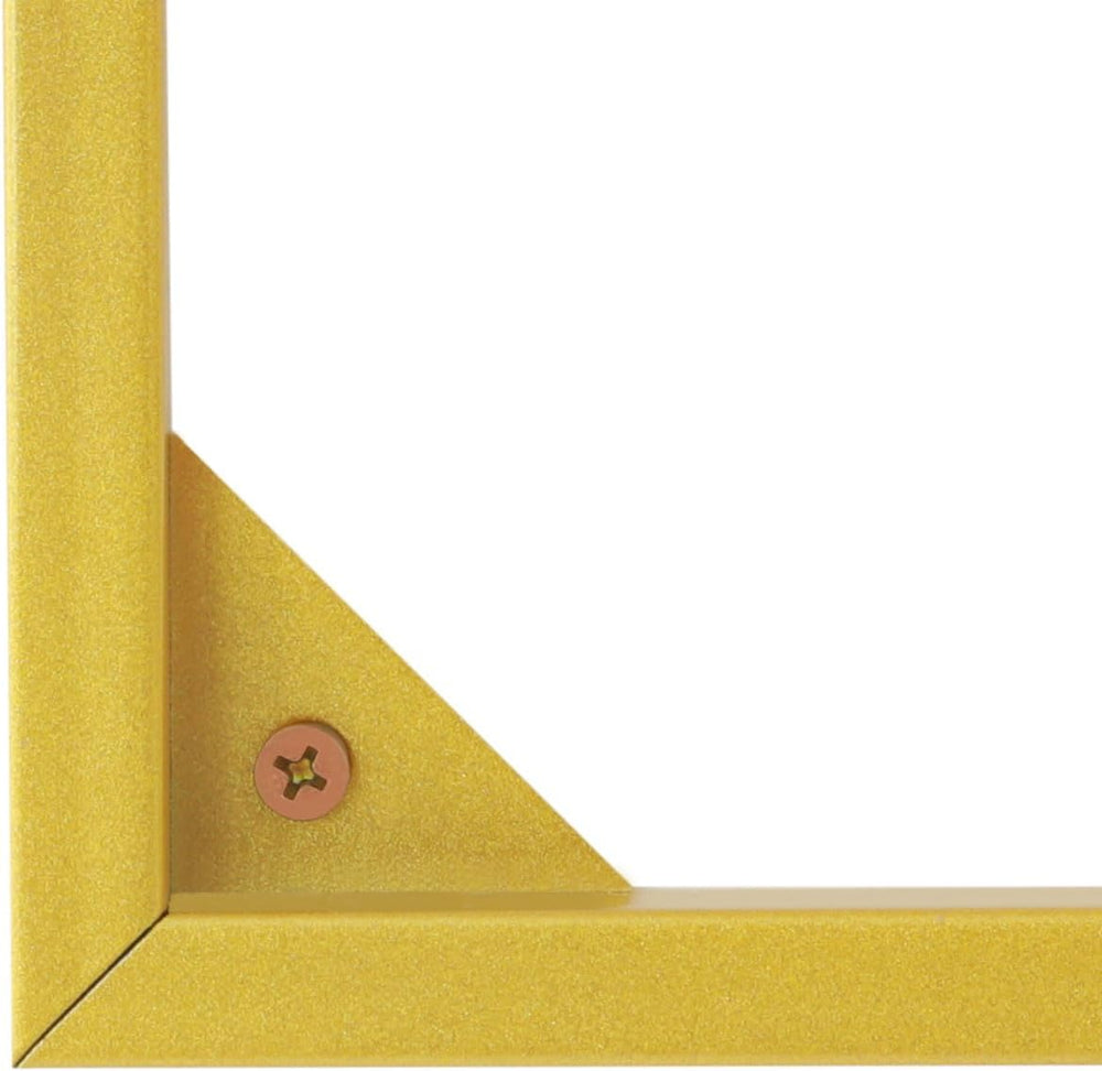 Modern Wall Mounted Wine Rack, Geometric Gold Steel Wine Storage Shelf with 8...