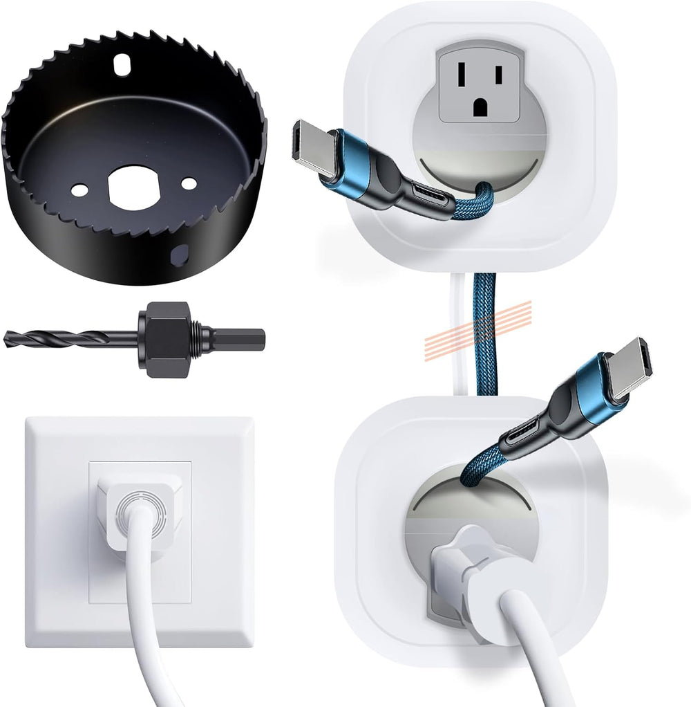 in-Wall Cable Management Kit, TV Cord Hider for Wall Mounted TV, Hide TV Cord...