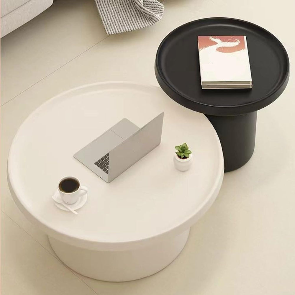 Multicolor Round Coffee Table for Living Room Sofa Side Table and Balcony Acc...