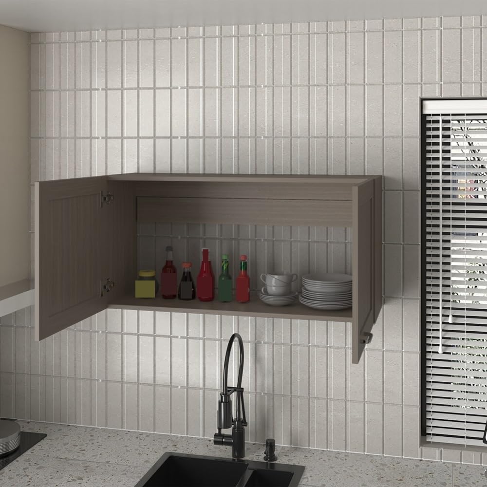 Wall Cabinet Pantry Sideboard, Saving Space Storage Cabinet for Closet Kitche...