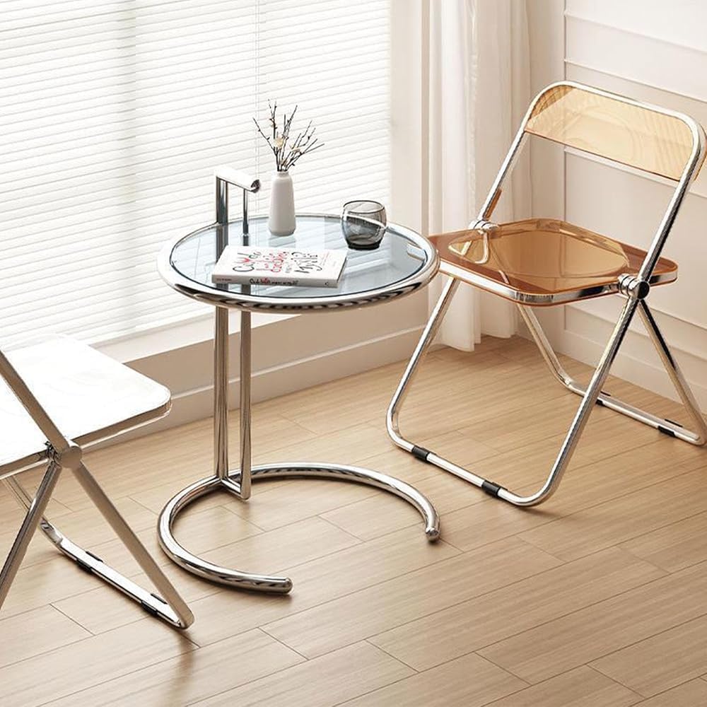Stylish C-Shaped Sofa Side Table: The Perfect Blend of Function and Design(Co...