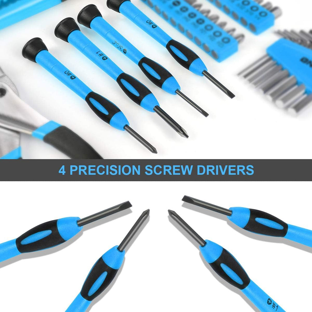 DNA MOTORING 39-Piece Portable Car Emergency Tool Kit, Home Repair Tool Kit, ...