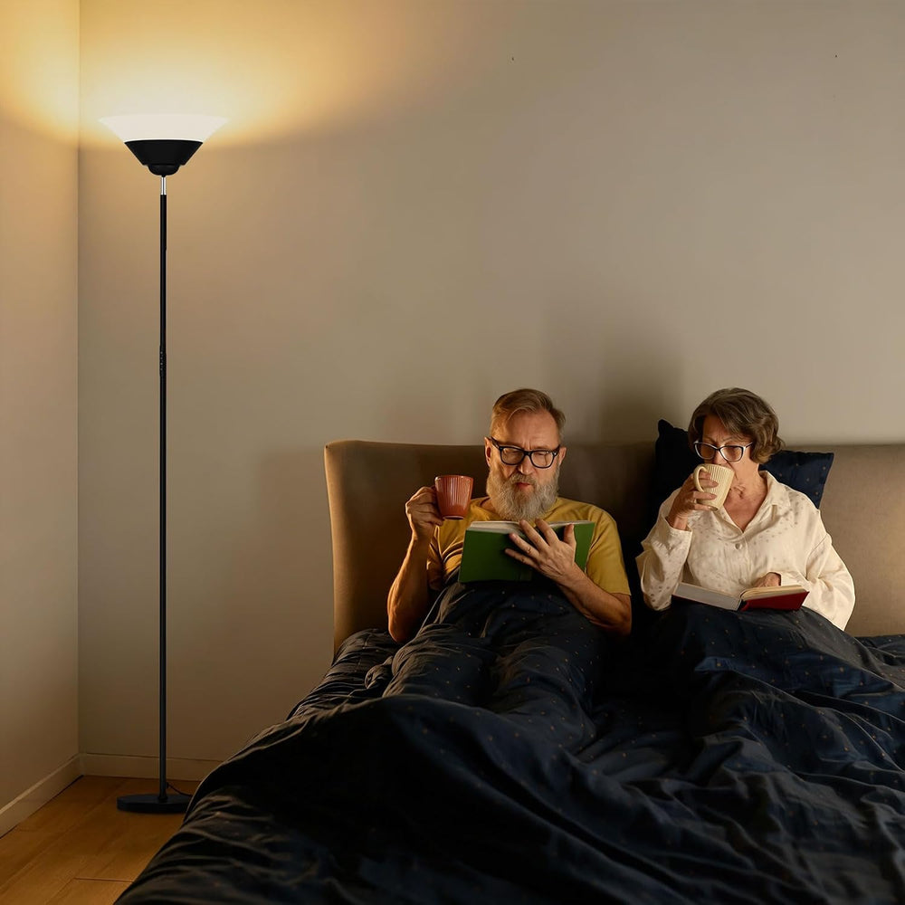 SIBRILLE Floor Lamps for Living Room, 72” Tall LED Standing Lamp with Remote/...