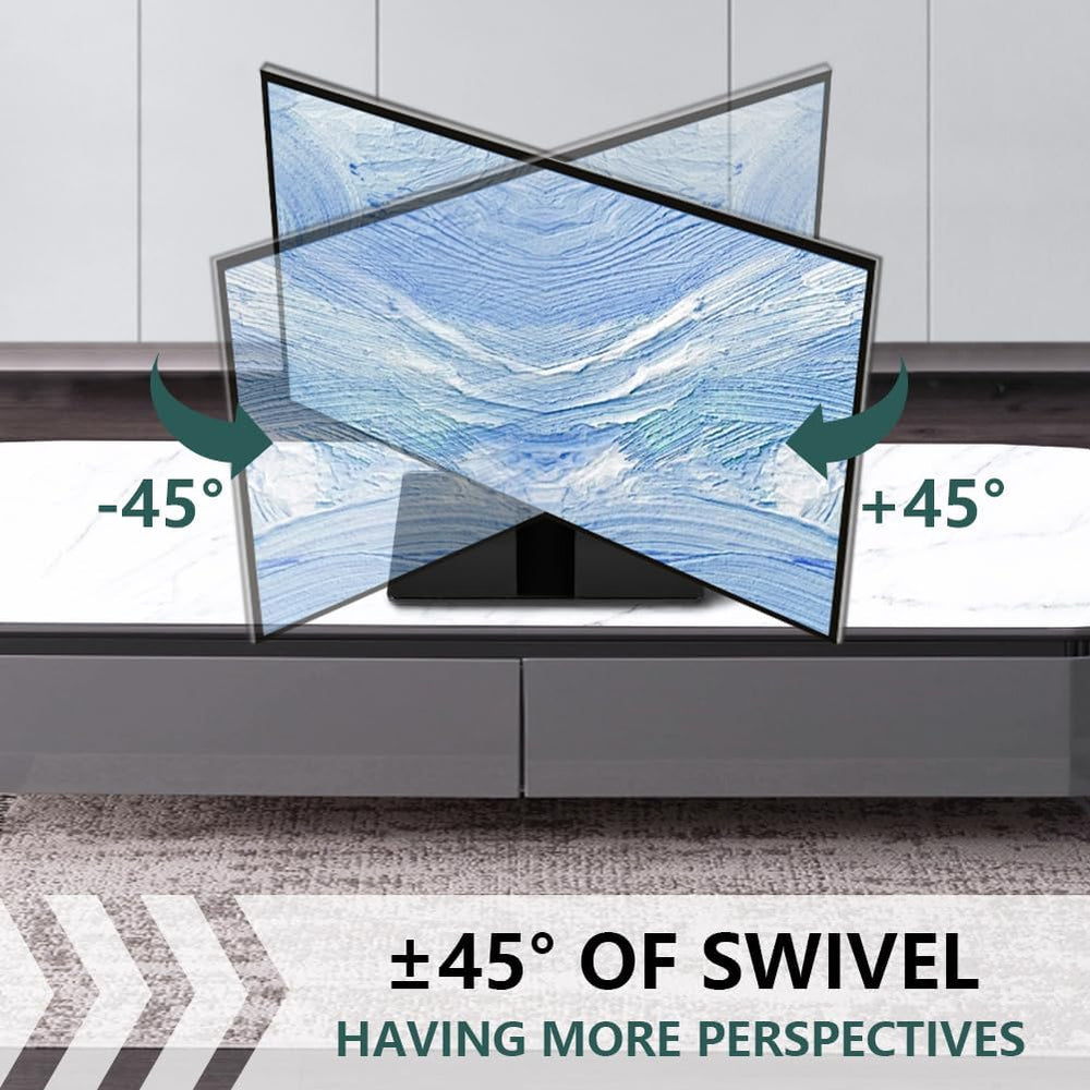 BFTOU Universal TV Stand for 13"–43" TVs Swivel 4 Level Height Adju...