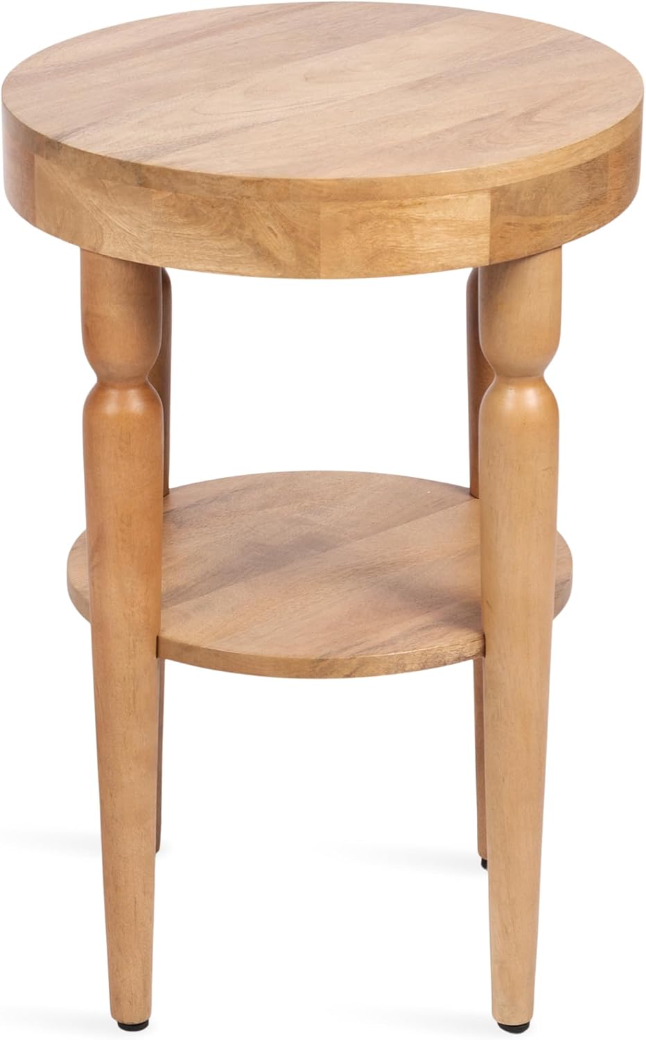 Kate and Laurel Ardentown Modern Round Wood Side Table, 16 x 16 x 24, Natural...