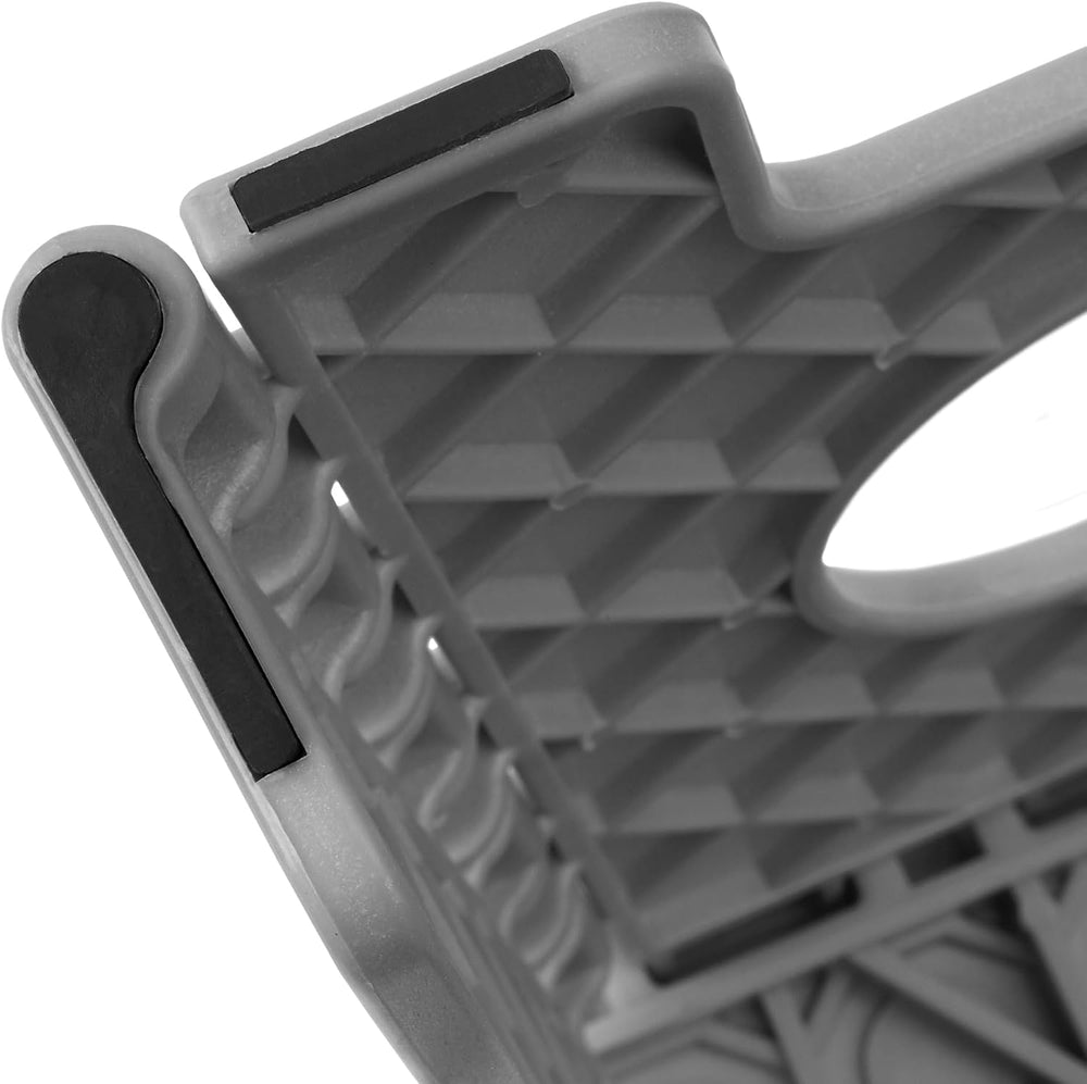 Casafield 16" Folding Step Stool with Handle (Set of 2), Gray - Portable...