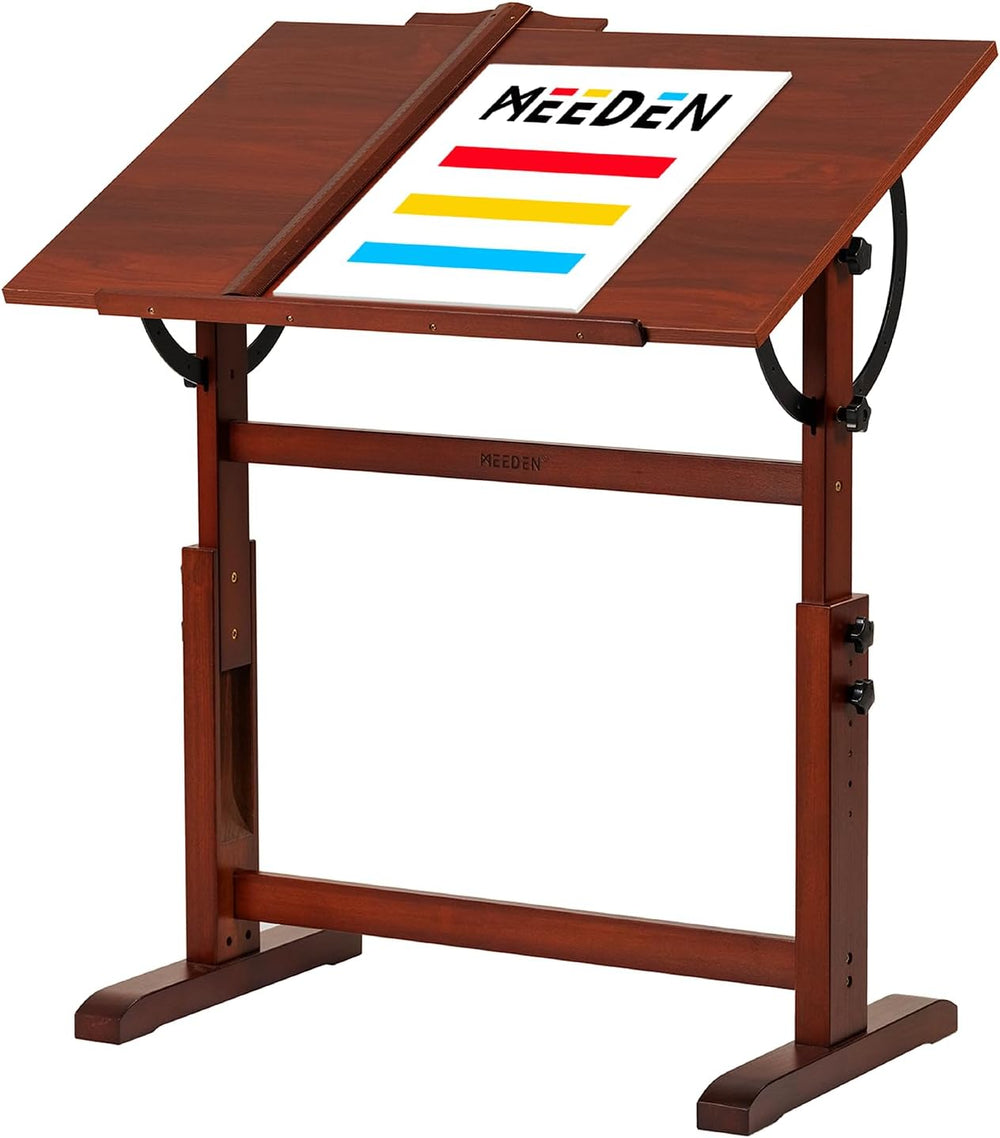 MEEDEN Vintage Wooden Drafting Table: 35.5" x 23.5" Artist Drawing ...