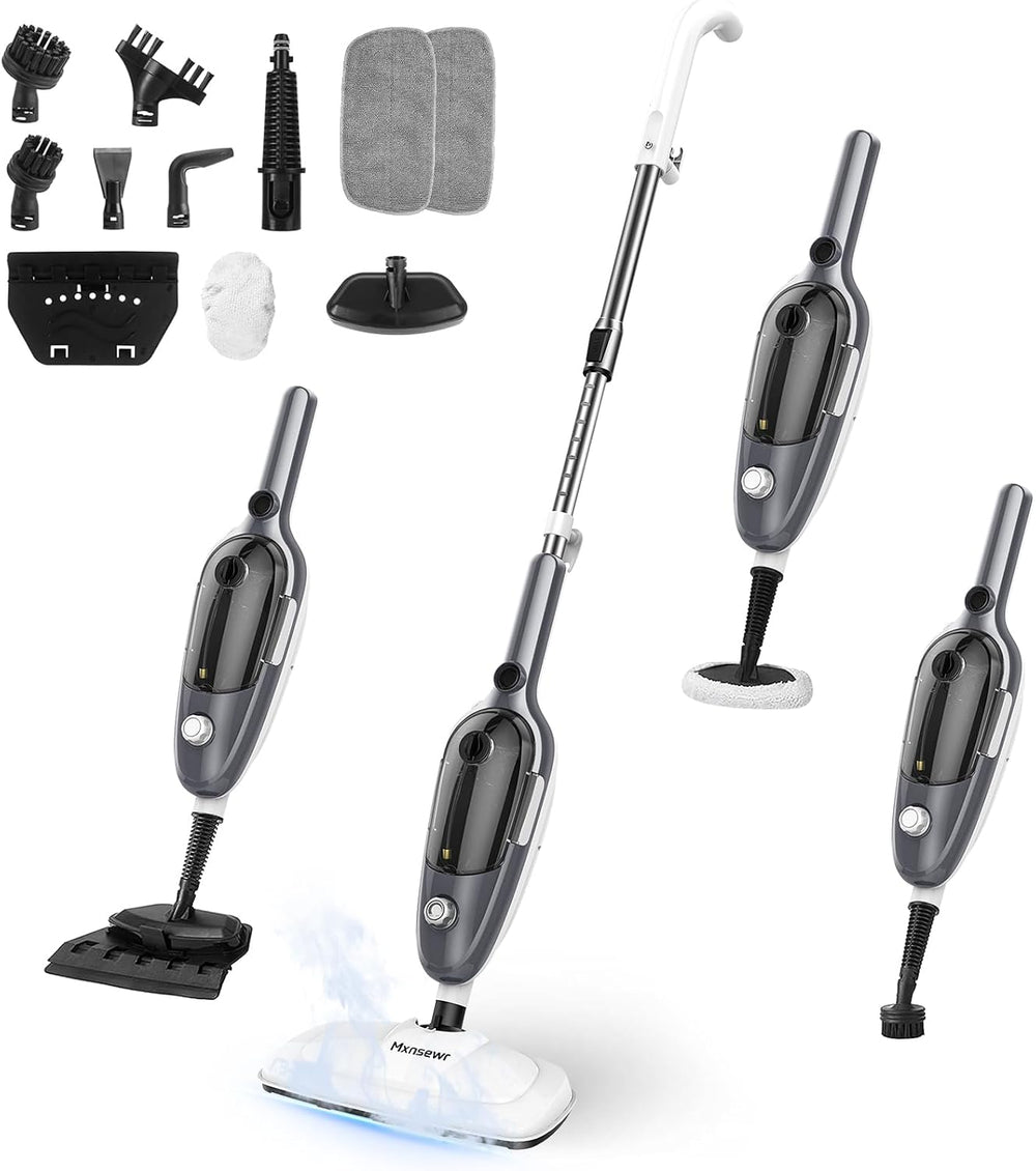 Steam Mop - All-in-one Powerful Handheld Steam Cleaner Detachable Floor Steam...