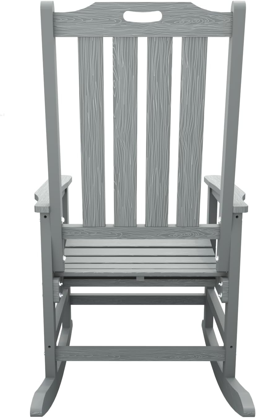 THOEOE Outdoor Rocking Chairs Set of 2, Oversized Patio Rocking Chair | HDPE ...