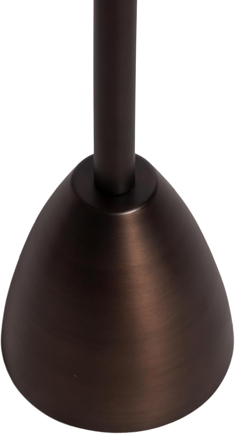 Kate and Laurel Morizet Modern Round Drink Table, 10 x 10 x 22, Bronze, Trans...