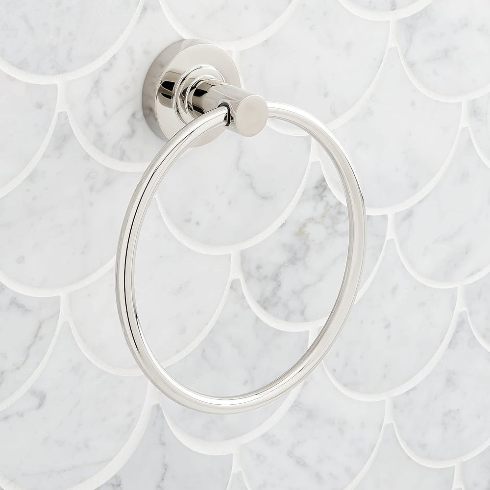 Signature Hardware 483949 Lexia 6-5/16" Wall Mounted Towel Ring
