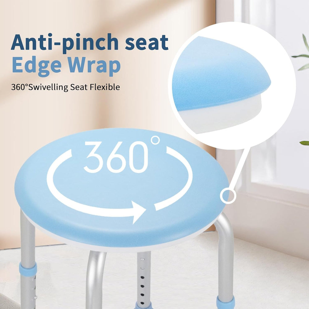 FSA/HSA Adjustable Swivel Bath Seat Shower Chair for Inside Shower, Shower Se...
