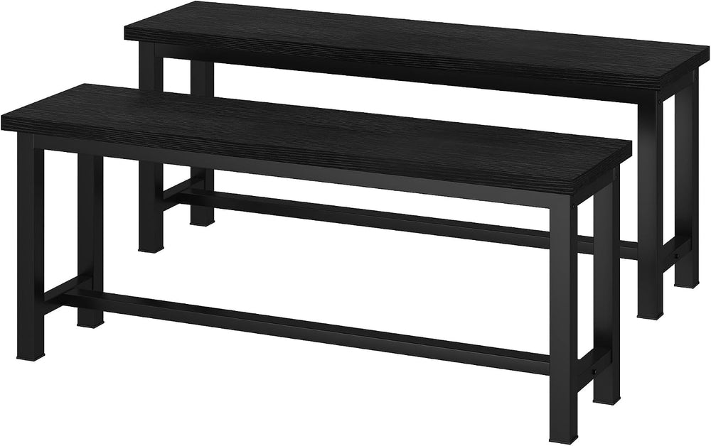 DKLGG Dining Benches, 39 Inch Kitchen Bench, Pair of 2 for Living Room, Bedro...
