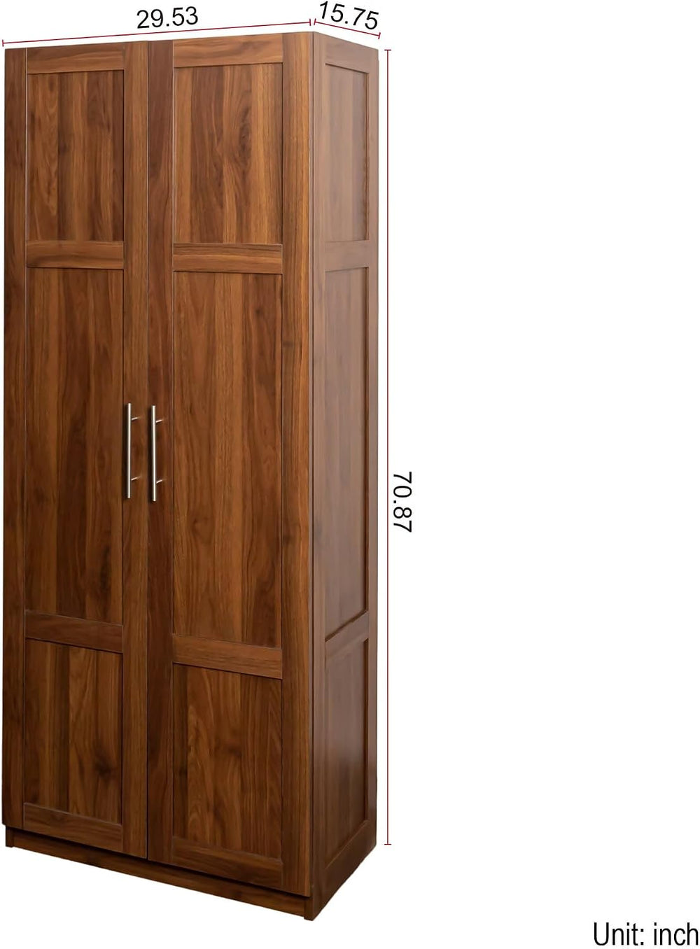 JIJIWANG 70.87" Kitchen Pantry Cabinet with Multi-Functional Pull-Out Mu...