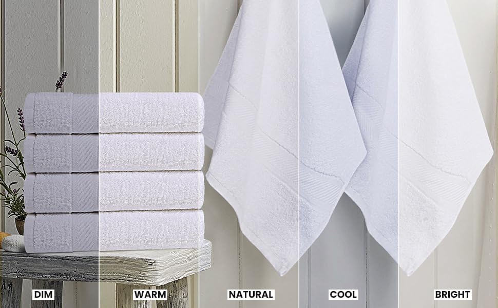 Utopia Towels 6 Pack Bath Towel Set (27 x 54 Inches), 500 GSM 100% Ring Spun ...