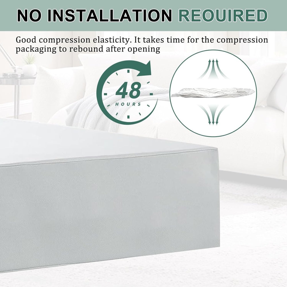 Extra Thickness 3 Layer Couch Cushion Replacement, 26"x26"x6" ...