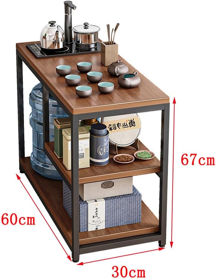 Side Table for Living Room,3 Tier End Table with Storage,Sofa Side Table for ...