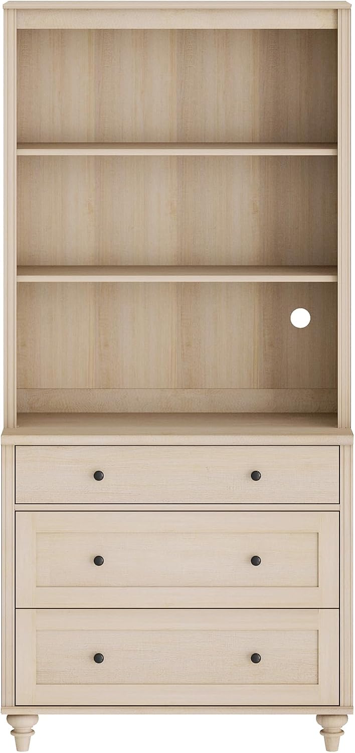 WAMPAT 72'' Tall Kitchen Pantry Cabinet with Storage, 34'' Wi...