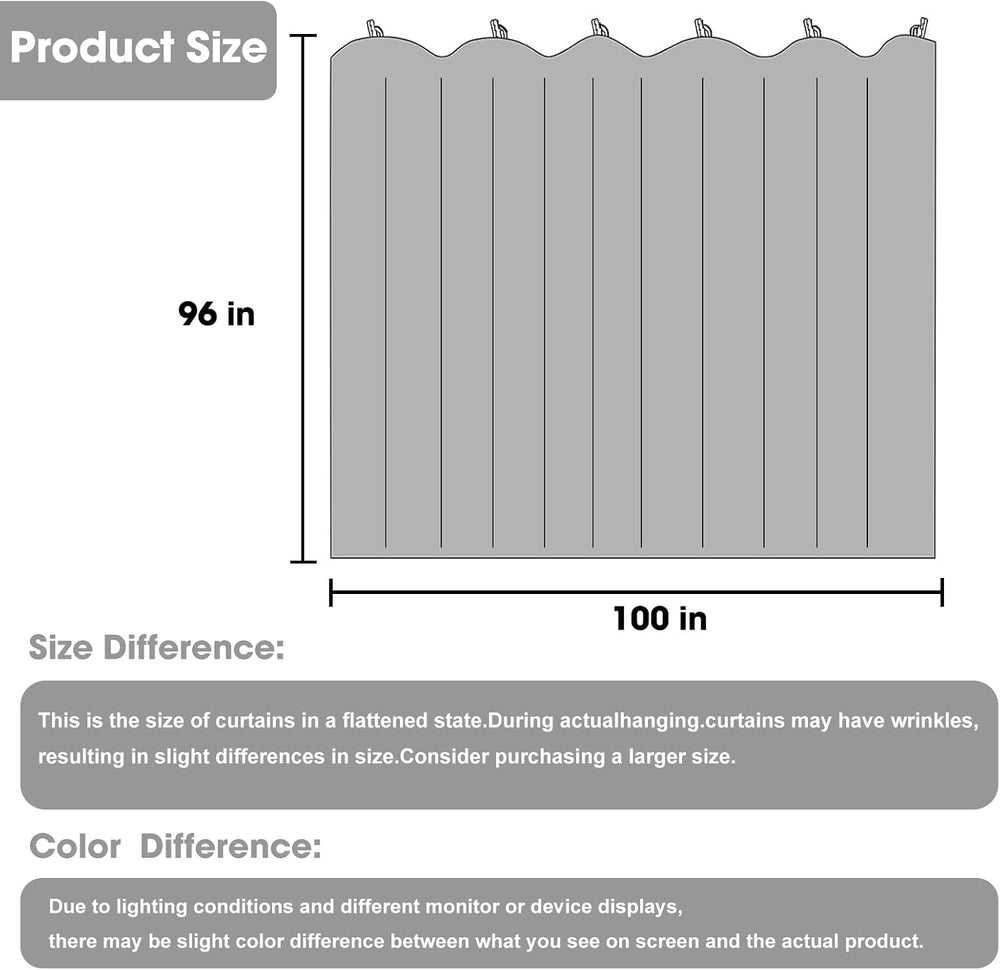 Room Divider Blackout Curtain Track Curtains Wall Dividers Panels Screen for ...