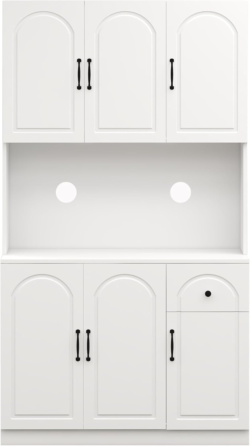 71" Pantry Cabinet,Freestanding Tall Cupboard Storage Cabinet with a Dra...