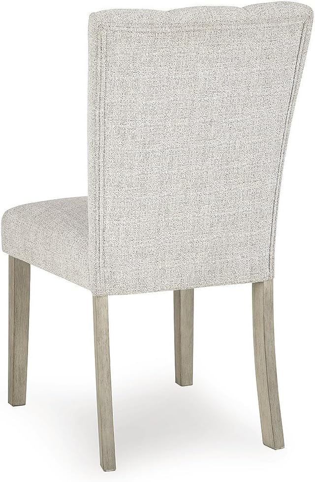 Signature Design by Ashley Upholstered Dining Chairs Set of 2, Bisque | Solid...
