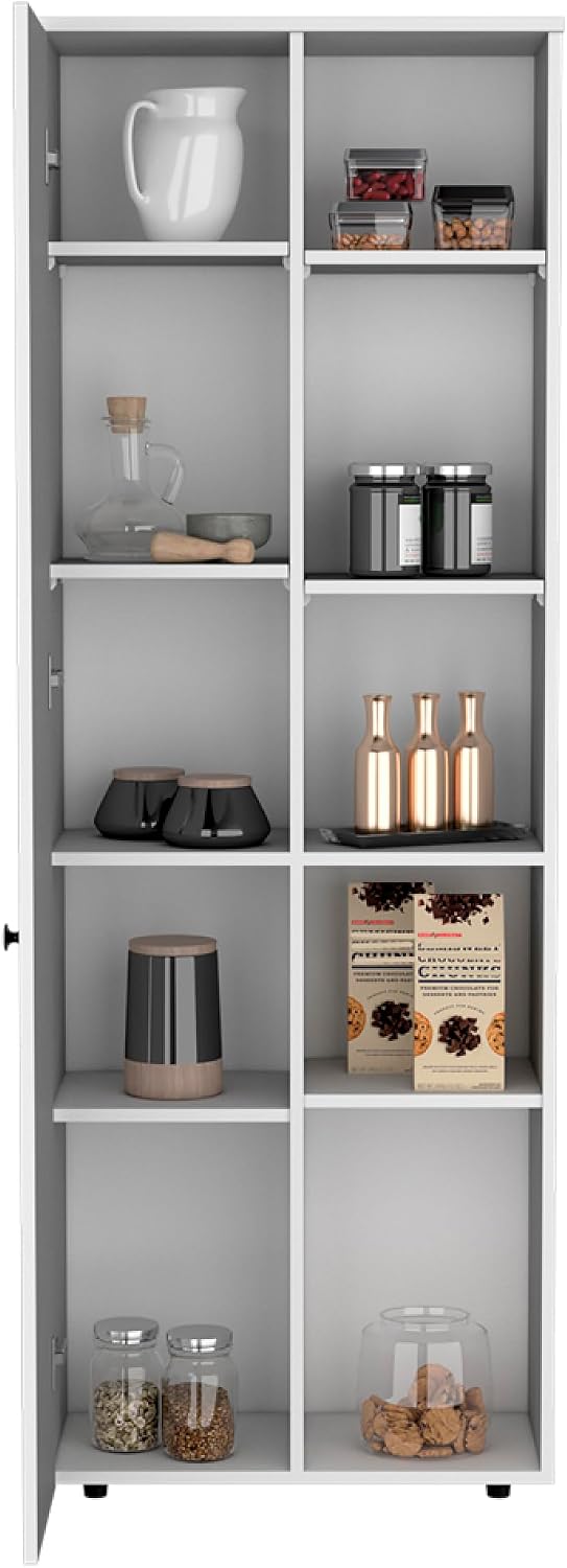 Multistorage Kitchen Pantry Lane, Kitchen, White