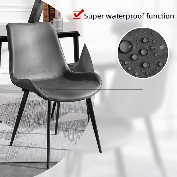 Dining Chairs Set of 2, Modern Kitchen & Dining Room Chairs, Upholstered ...