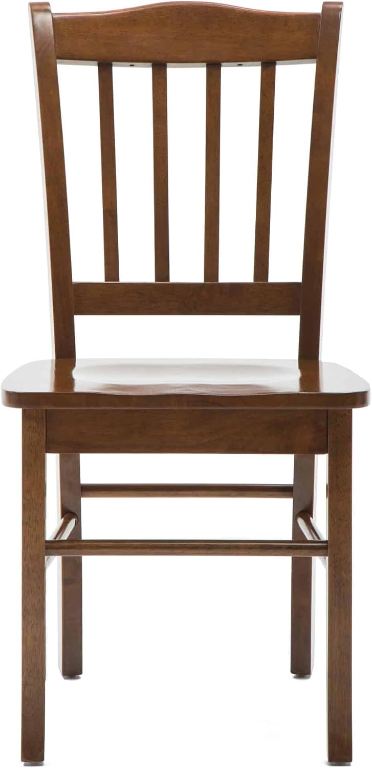Boraam Shaker Dining Chairs, Set of 2 - Cocoa Walnut