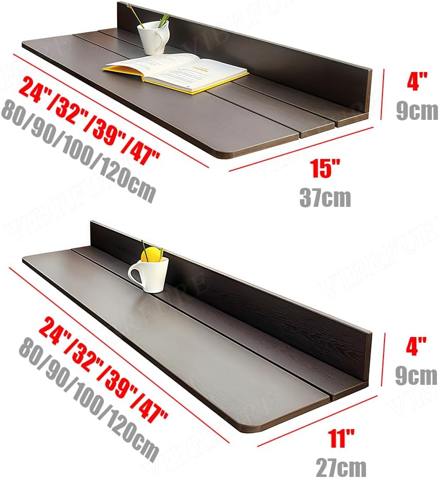 Balcony Railing Table, Folding Deck Table, Adjustable Height Hanging Desk, Ea...