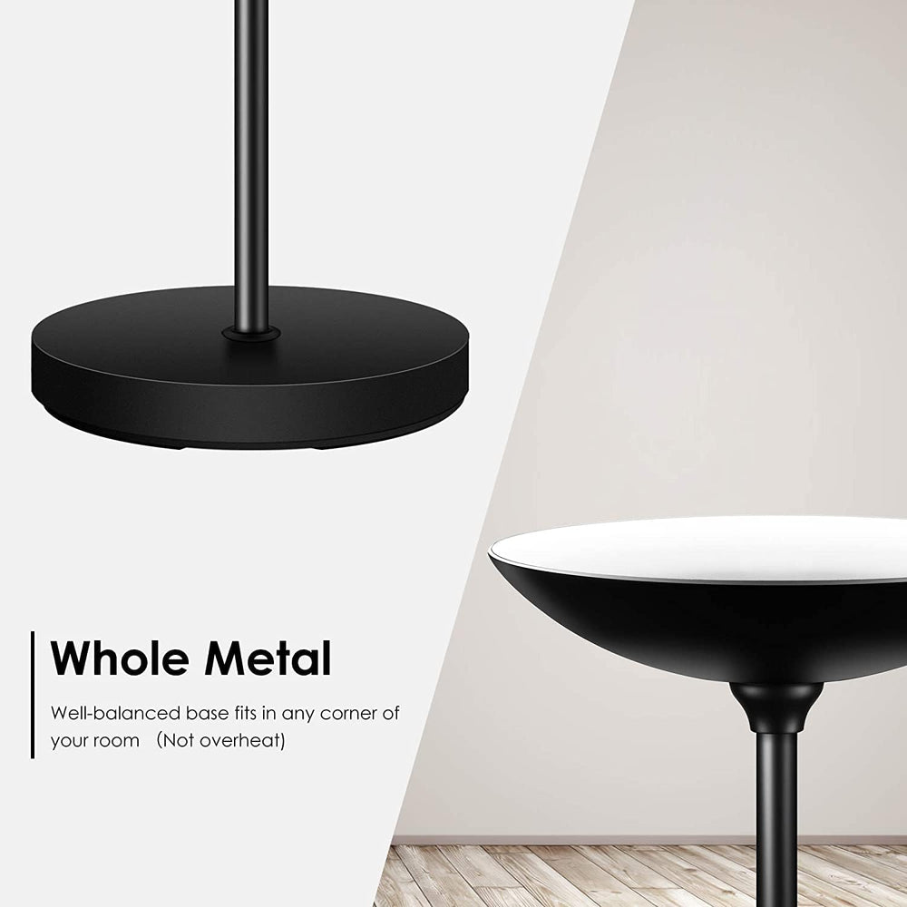 BoostArea Touch Floor Lamp,22W 2200LM LED Torchiere Floor Lamps, Stepless Dim...
