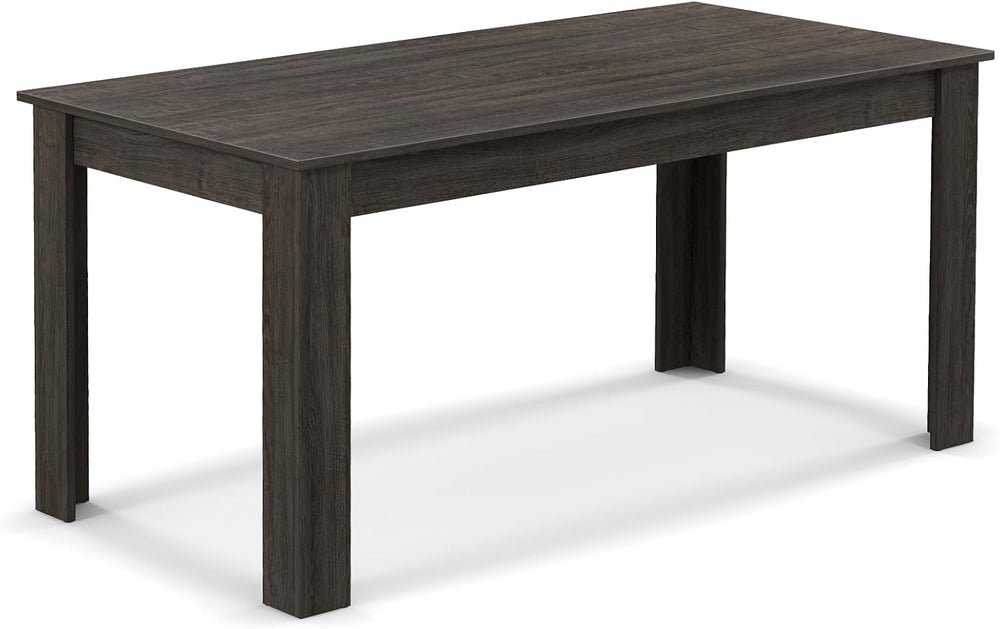 63“ Large Dining Table for 4-6 People, Rectangular Dining Room Table, Wooden ...