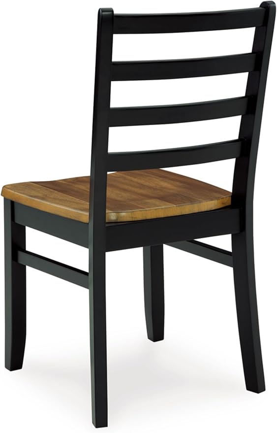 Signature Design by Ashley Blondon Rectangular Dining Room Table Set with 6 C...