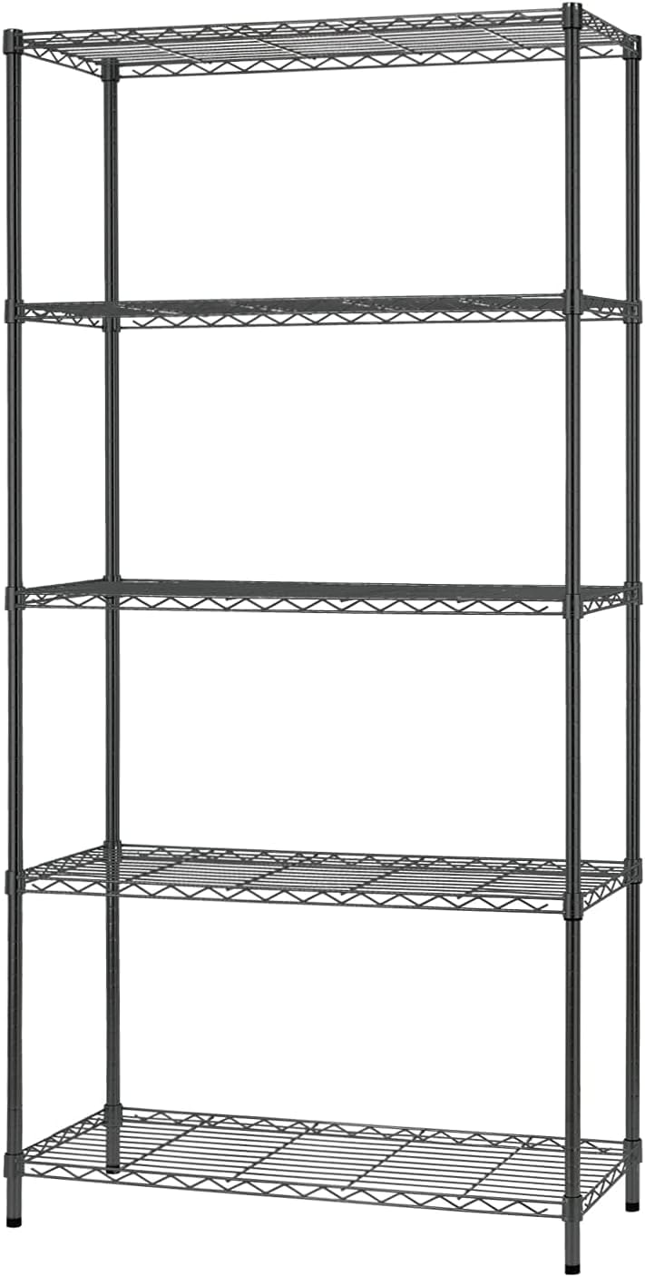 FDW 14" D×36" W×72" H Wire Shelving Unit Commercial Metal Shel...