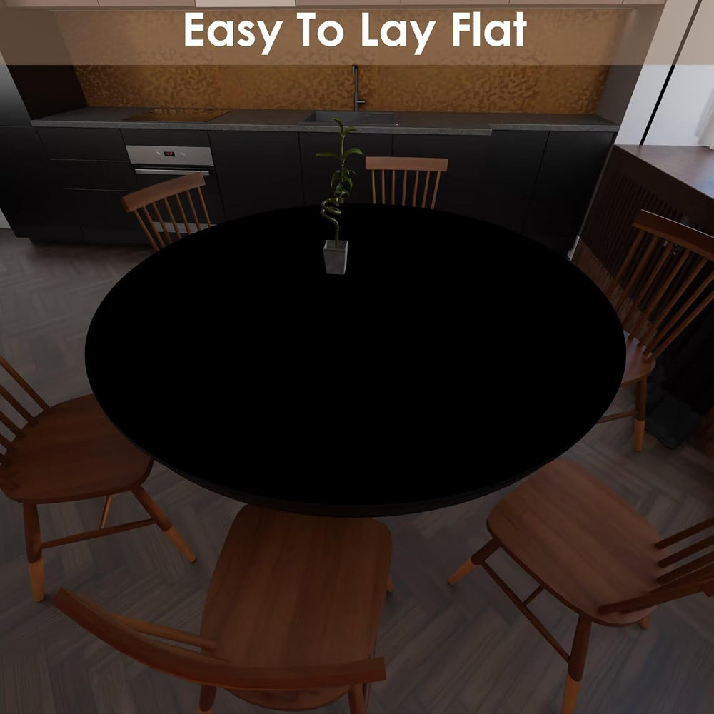 Round Table Pad,1.8mm Thick,Dia.38 Inch,Round Leather Table Cover,Round Table...