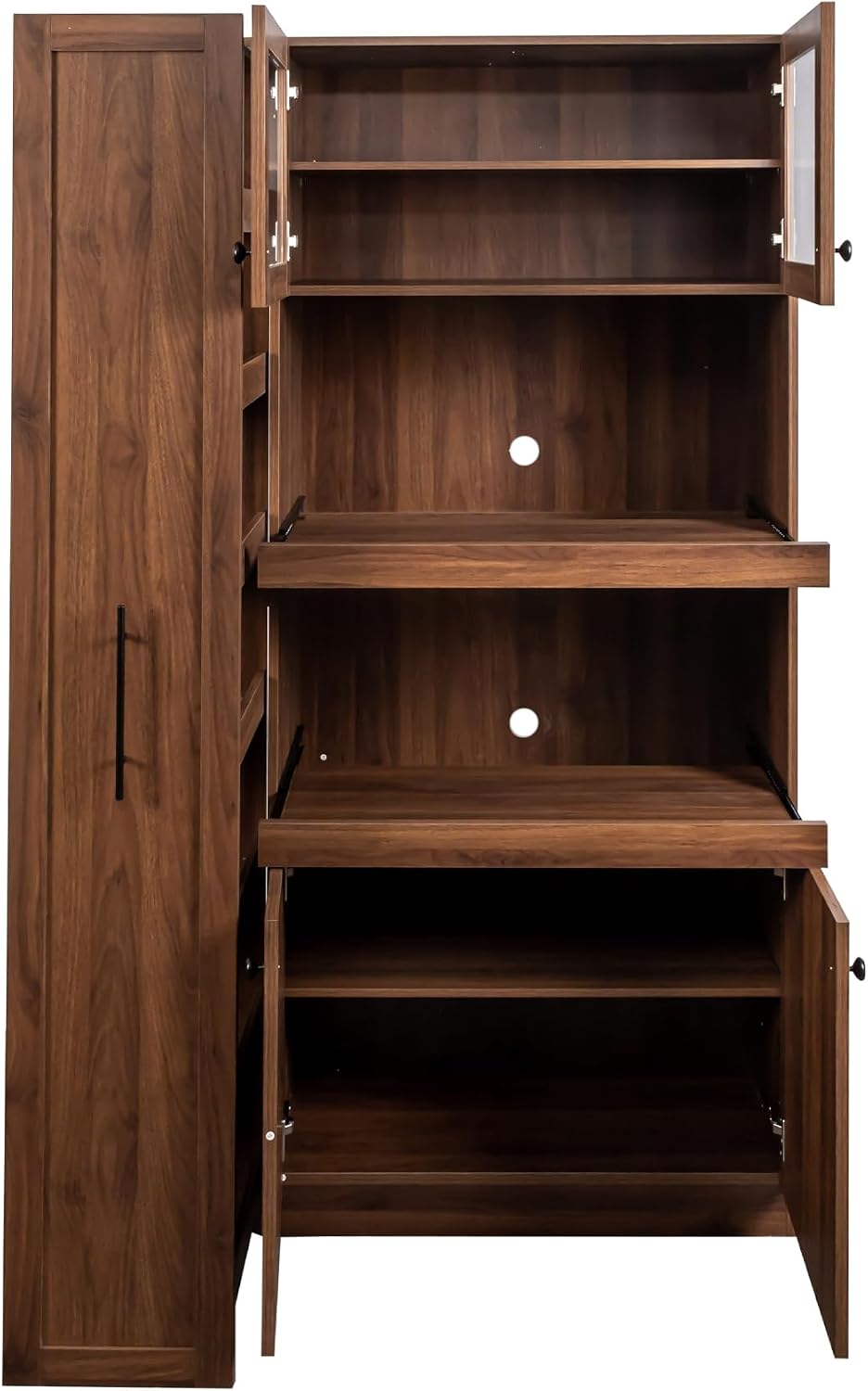 Jmyab 70.87" Kitchen Pantry Cabinet, Kitchen Pantry Cabinet with Storage...