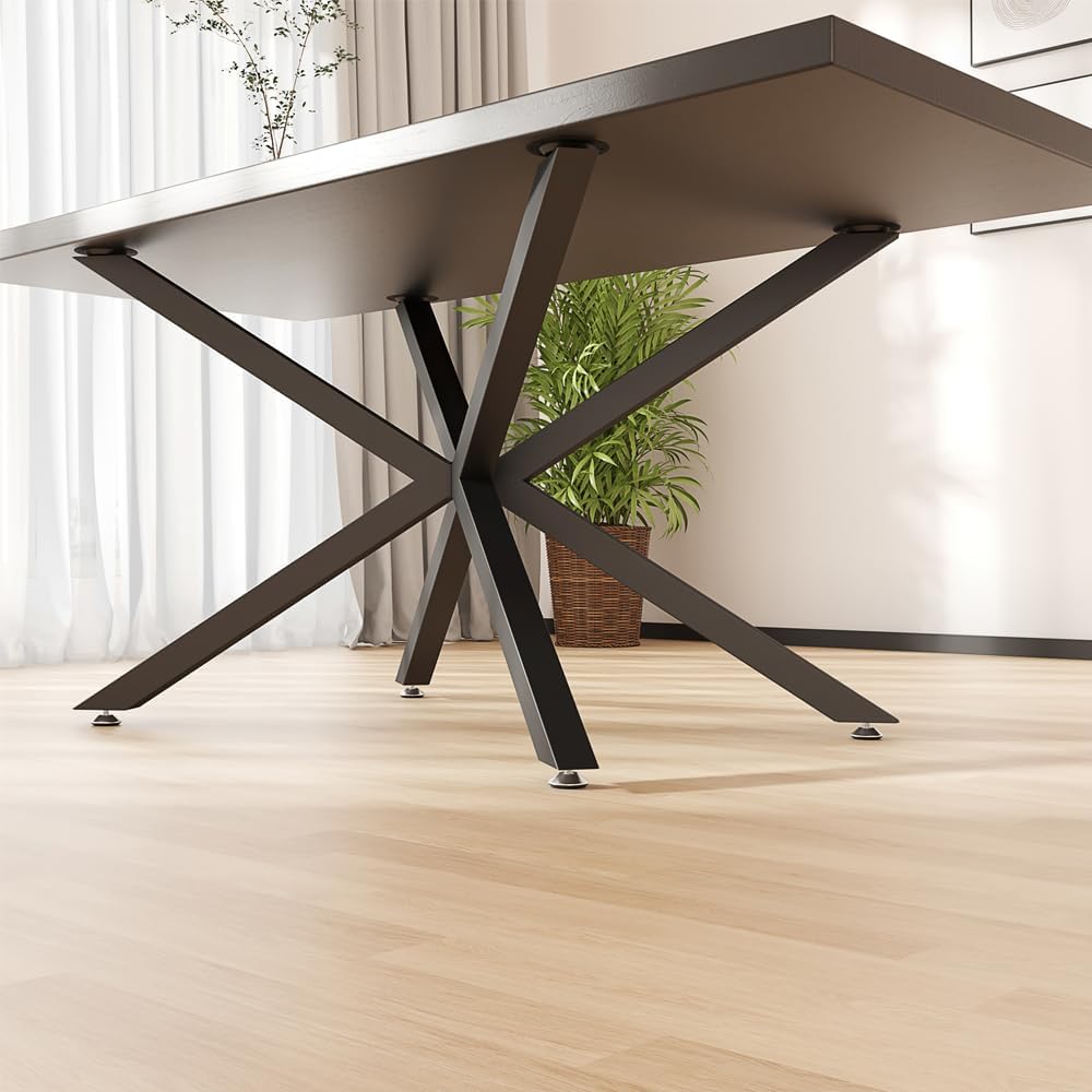 KaKaBB Dining Table Legs 30 Inch - Heavy Duty Metal Table Base for Wood/Glass...