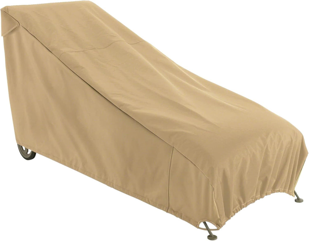 Classic Accessories Terrazzo Water-Resistant 66 Inch Patio Chaise Lounge Chai...