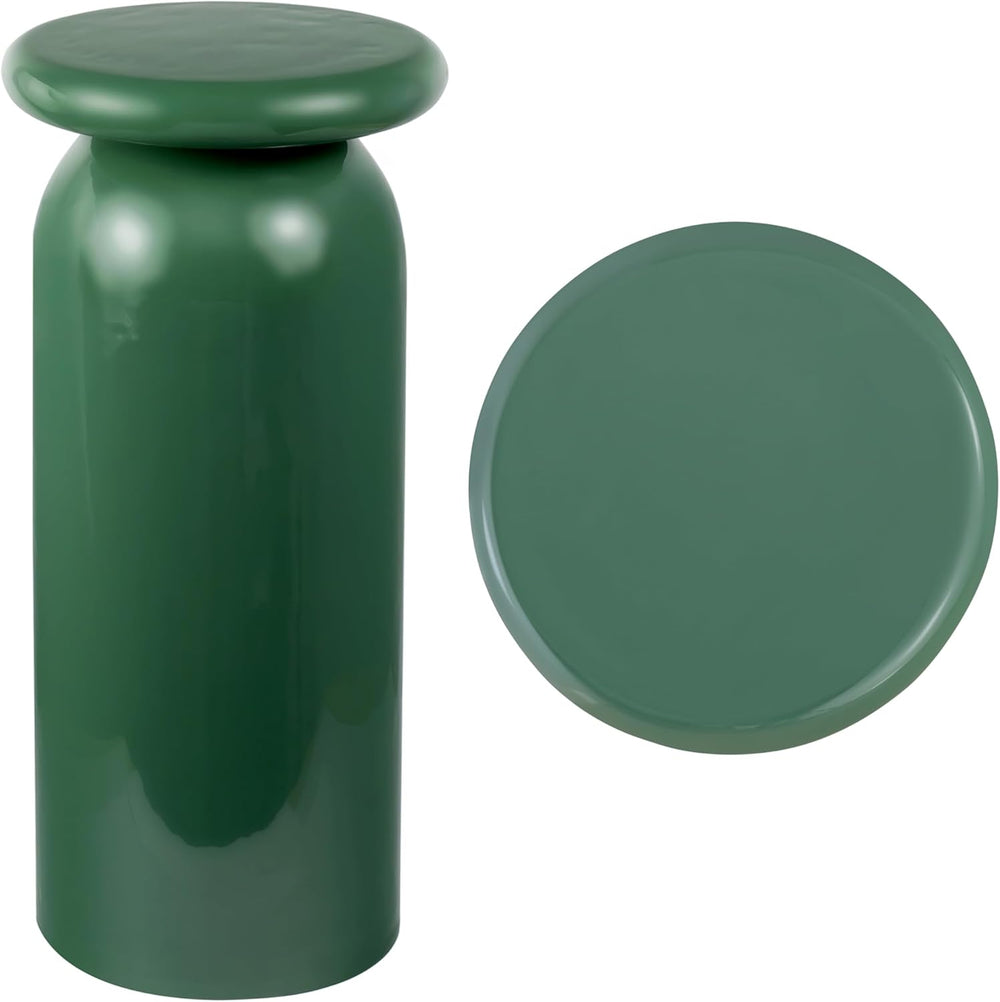 Eyely DNE1008A Elian 22.75" Mid-Century Modern Metal Sleek Cylinder Drin...
