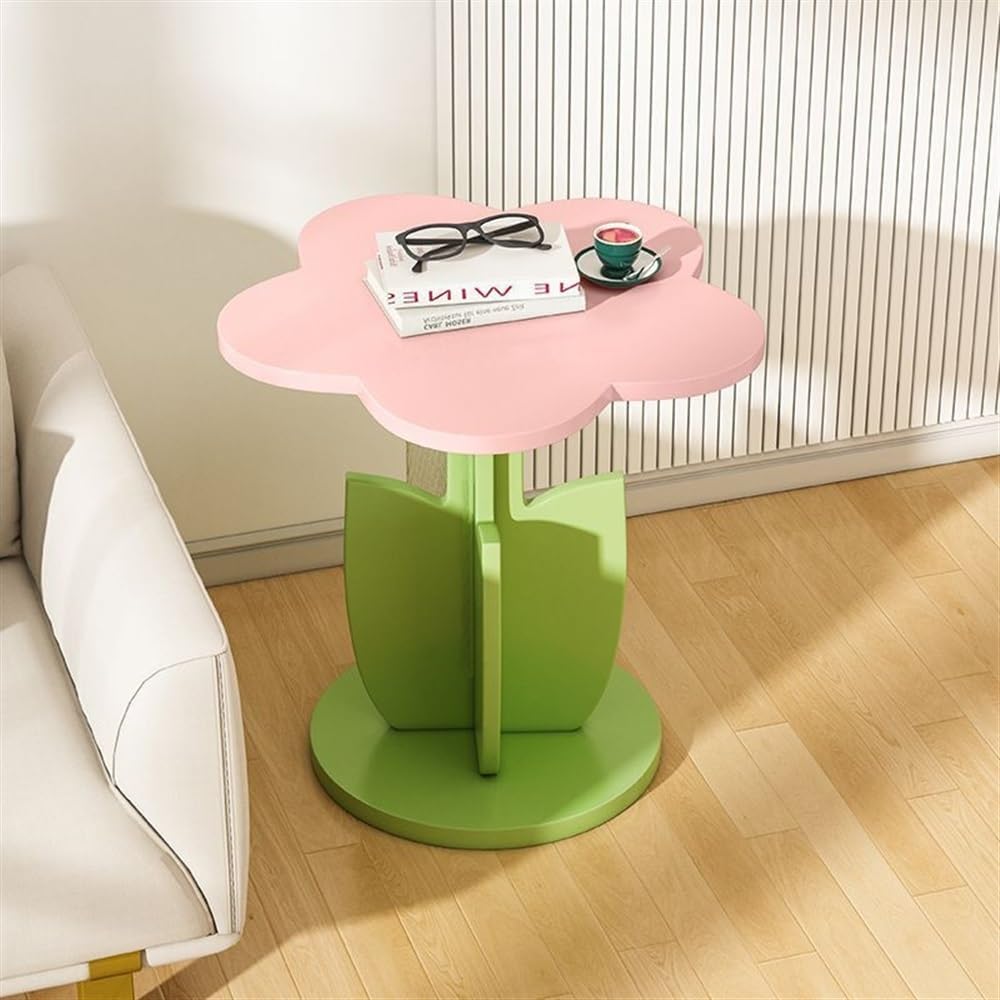 Flower Shaped Small Table - Decorative Side Coffee Table, Bedroom & Balco...